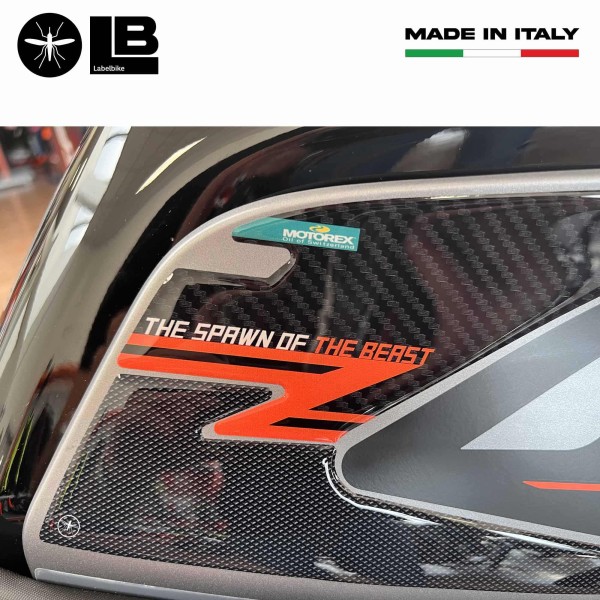Pegatinas 3D para el depósito lateral de la moto compatible con Ktm Duke 125 2021 - 2022