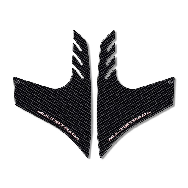 2 ΠΡΟΣΤΑΤΕΥΤΙΚΑ ΚΑΡΒΟΝΙΟΥ 3D ADHESIVES για MOTORBIKE DUCATI MULTISTRADA 1000-1100