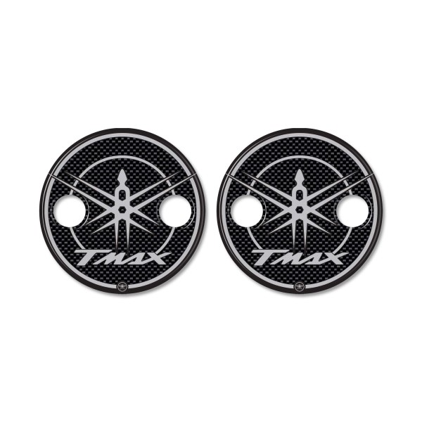 2 3D Resina CARTER ADHESIVOS Scooter compatible YAMAHA TMAX 2001 a 2016