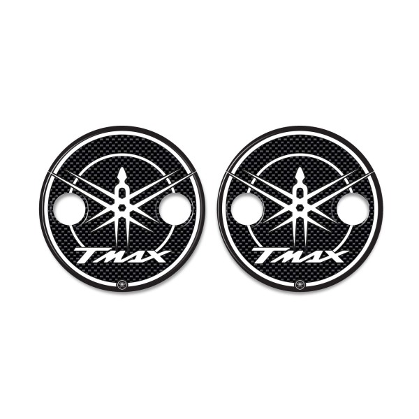2 3D Resin CARTER ADHESIVES Scooter compatible YAMAHA TMAX 2001 to 2016