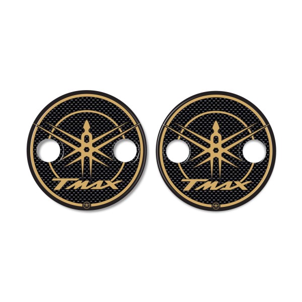 2 3D Resin CARTER ADHESIVES Scooter compatible YAMAHA TMAX 2001 to 2016