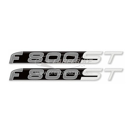 2 pegatinas de resina 3D COPY WRITING F800ST para BMW MOTO F 800 STICKERS F800 ST