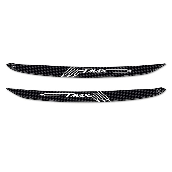 2 autocollants résine 3D protection poignée compatible Yamaha Tmax 500 2001-2007