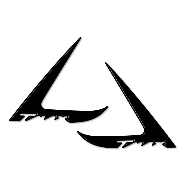 2 3D Side Tail Stickers Compatible avec Tmax 530 Yamaha 2012-2016