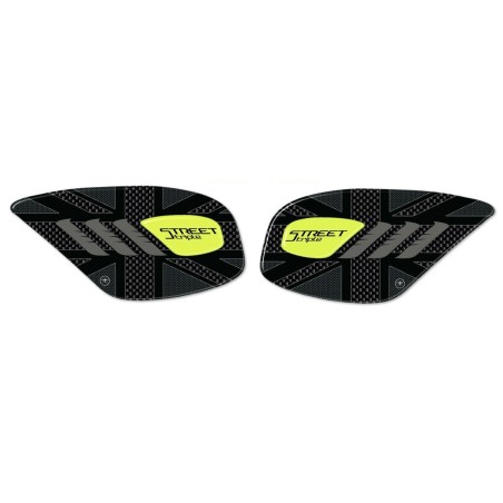 2 Triumph Street Triple 2013-2021 compatible bike 3D side tank protectors