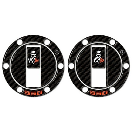 2 προστατευτικά καπάκι ρεζερβουάρ 3D τζελ για μοτοσυκλέτες συμβατά KTM 990 ADVENTURE