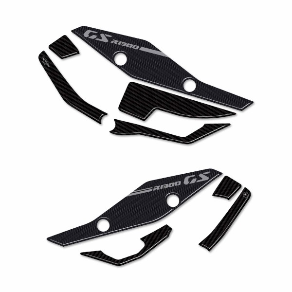 3D Stickers Heel pads motorbike footrests compatible with BMW R1300GS