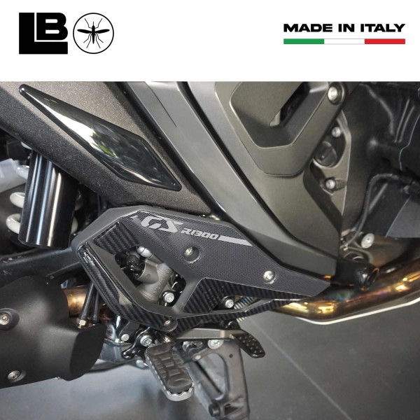 3D Aufkleber Fersenpolster Motorrad Fußrasten kompatibel mit BMW R1300GS