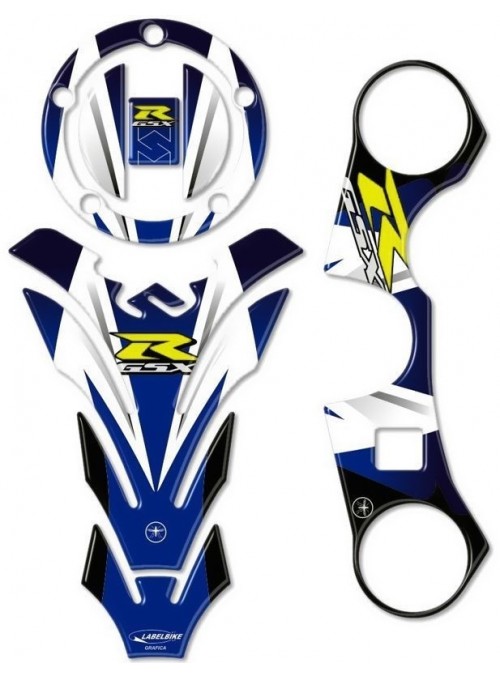3D BLAU AUFKLEBER GSX-R...