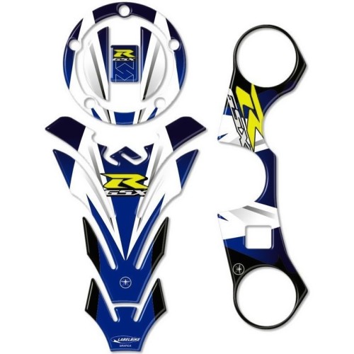                             3D ΜΠΛΕ ΠΡΟΣΤΑΤΕΥΤΙΚΑ GSX-R συμβατά για μοτοσυκλέτες Suzuki GSXR 600-750 2006-16
                          