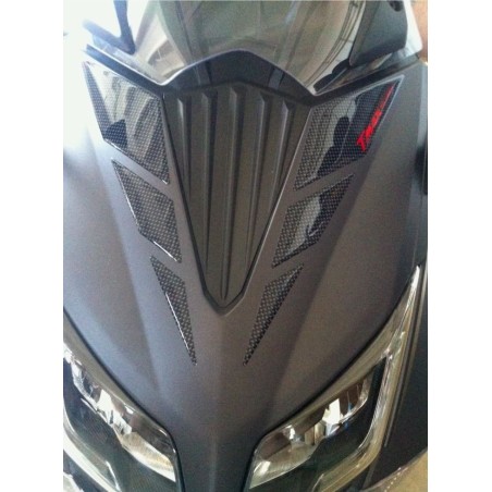 ADHESIVES 3D carbone-ergal COMPATIBLES pour YAMAHA TMAX 530 Y AVANT 2012-2016