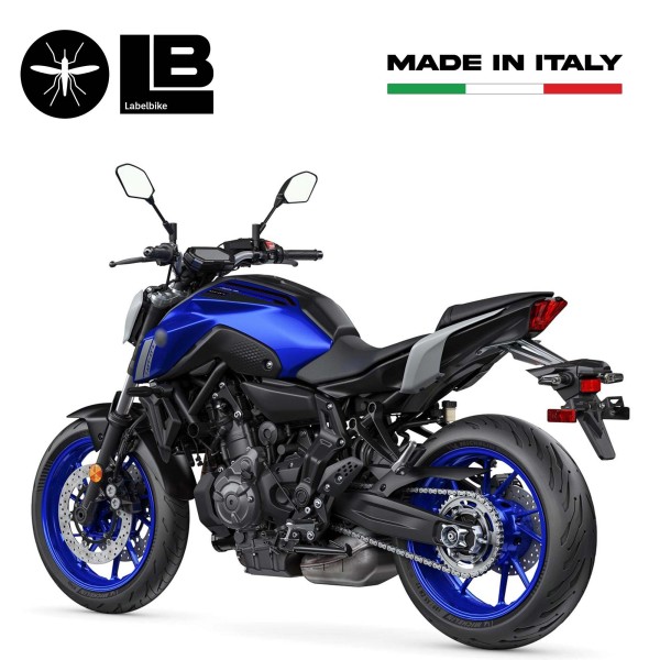 Pegatinas 3D bandas superior del tanque compatible con Yamaha Mt-07 2021-2023
