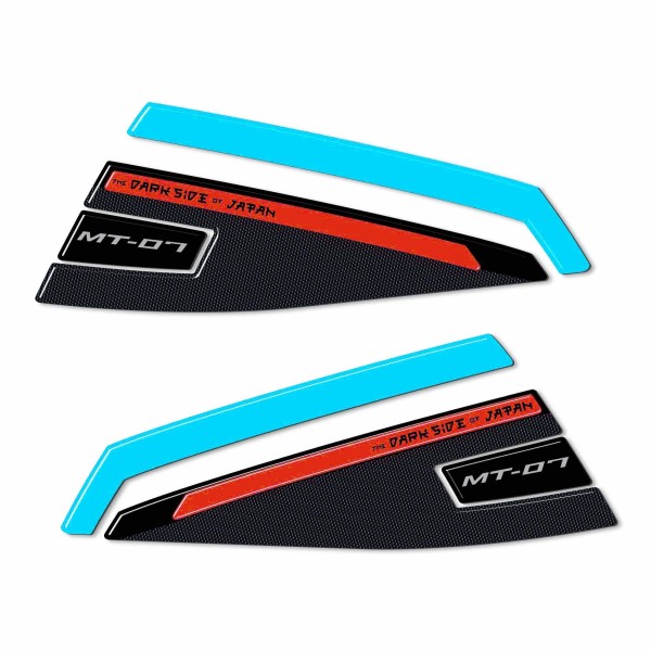 3D Upper Tank Strap Stickers compatible with Yamaha Mt-07 2021-2023