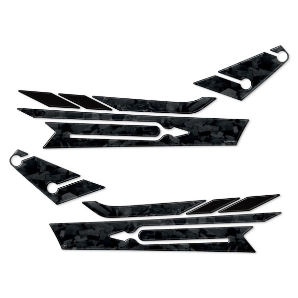 Autocollants latéraux 3D Boomerang compatibles avec Yamaha Tmax 560 20Th Anniversary