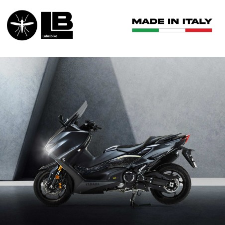 Autocollants latéraux 3D Boomerang compatibles avec Yamaha Tmax 560 20Th Anniversary