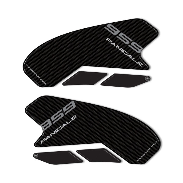 Pegatinas laterales 3D Tank compatibles con Ducati Panigale 959 2016-2019.