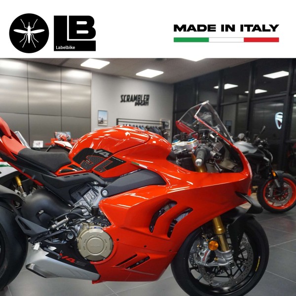 Pegatinas laterales 3D compatibles con Ducati Panigale V4 de 2022-2024