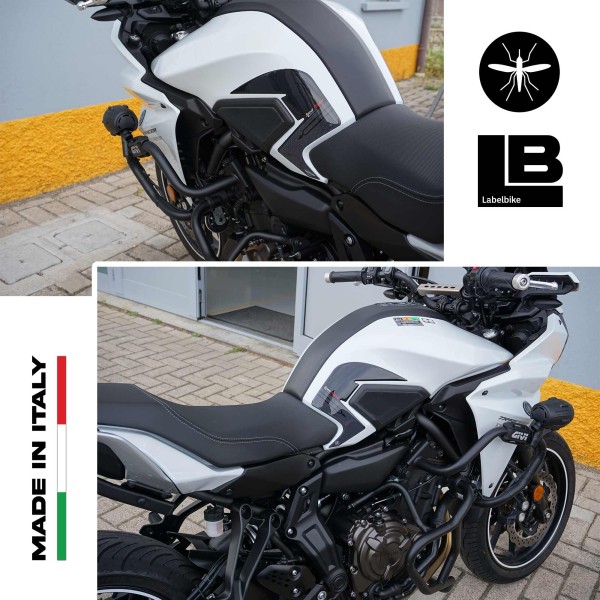 3D side tank stickers compatible with Yamaha Tracer 700 MT-07 2016-2019