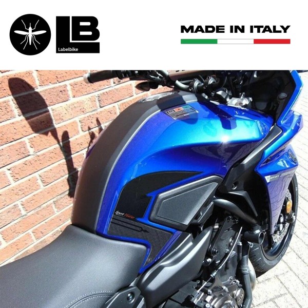 Autocollants 3D pour réservoir latéral compatible avec Yamaha Tracer 700 MT-07 2016-2019