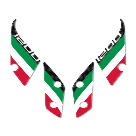 3D TRICOLOUR ITALY SIDE STICKERS FOR DUCATI MULTISTRADA 1200 2010-2014 MOTORBIKES