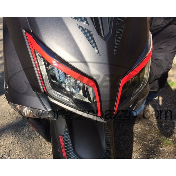 3D αυτοκόλλητα προβολέων σκούτερ συμβατά με Yamaha Tmax 2015 - 2016