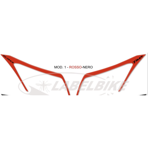 Autocollants 3D pour phares de scooter compatibles avec Yamaha Tmax 2015 - 2016 2