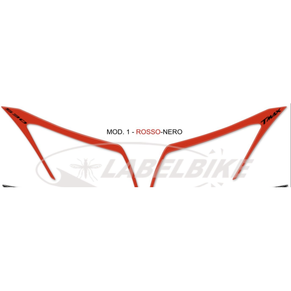 3D scooter headlight stickers compatible with Yamaha Tmax 2015 - 2016