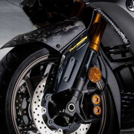 Pegatinas 3D para guardabarros delantero compatibles con Yamaha Tmax 560 20Th Anniversary