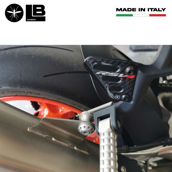 Stickers 3D pour talonnette arrière compatible avec Aprilia RSV4 1100 2011-2024