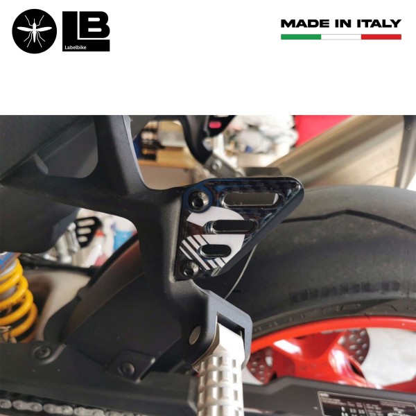 Stickers 3D pour talonnette arrière compatible avec Aprilia RSV4 1100 2011-2024