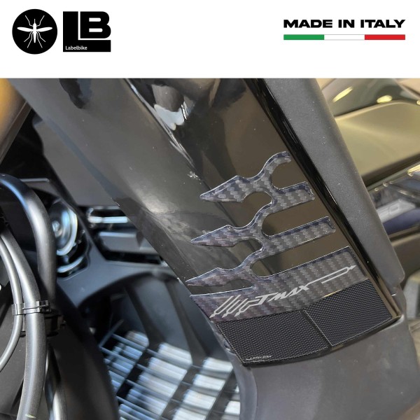 3D Aufkleber für Seitenverkleidungen kompatibel mit Yamaha Tmax 2022