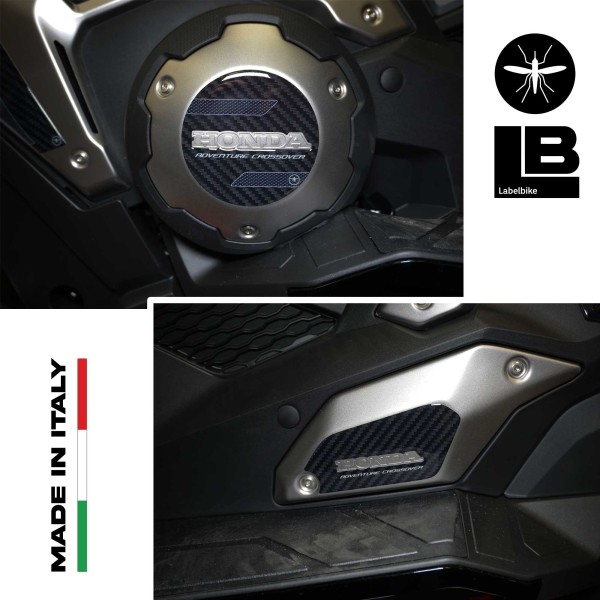 3D stickers for crankcases and skirting compatible with Honda XADV 2021-2025
