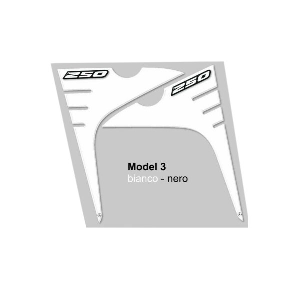 3D ADHESIVES for Xmax 250 scooter PROTECTIONS compatible Yamaha X max 2014-2016