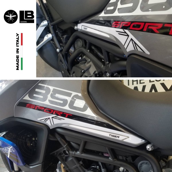Stickers de protection de réservoir 3D compatibles avec Triumph Tiger 850 Sport 2021-2025