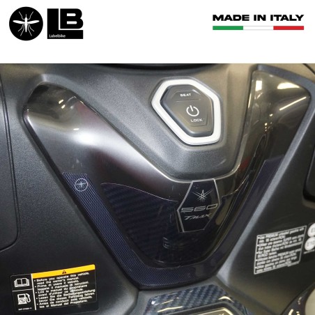 Stickers 3D tunnel protection allumage scooter compatible avec Yamaha Tmax 2022