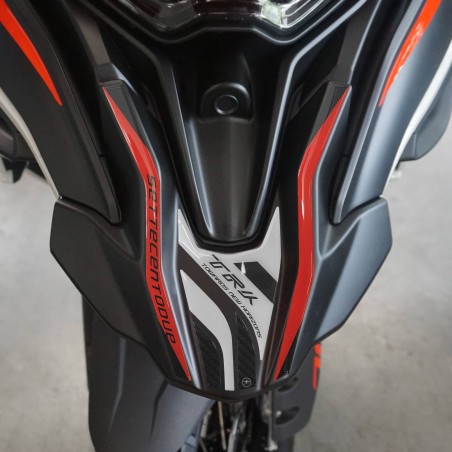 Aufkleber 3D Schutz Front Schnabel Motorrad kompatibel mit Benelli TRK 702 702X