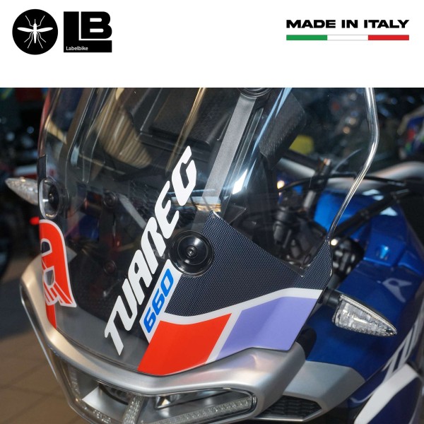 Stickers 3D Windshield protector compatible with Aprilia Tuareg 660 Tagelmust 2022