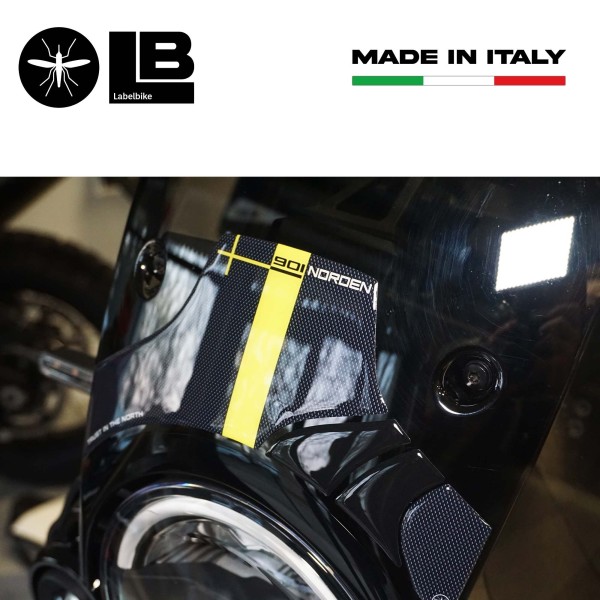 Pegatinas 3D Protector de parabrisas de moto compatible con Husqvarna Norden 901