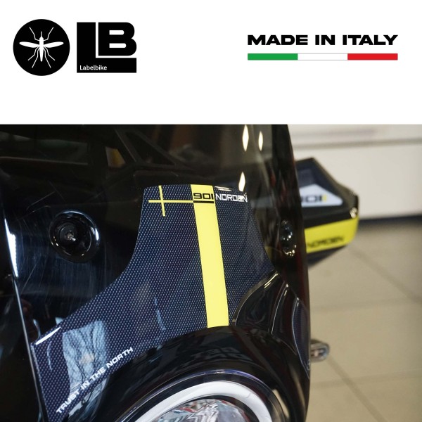 Pegatinas 3D Protector de parabrisas de moto compatible con Husqvarna Norden 901