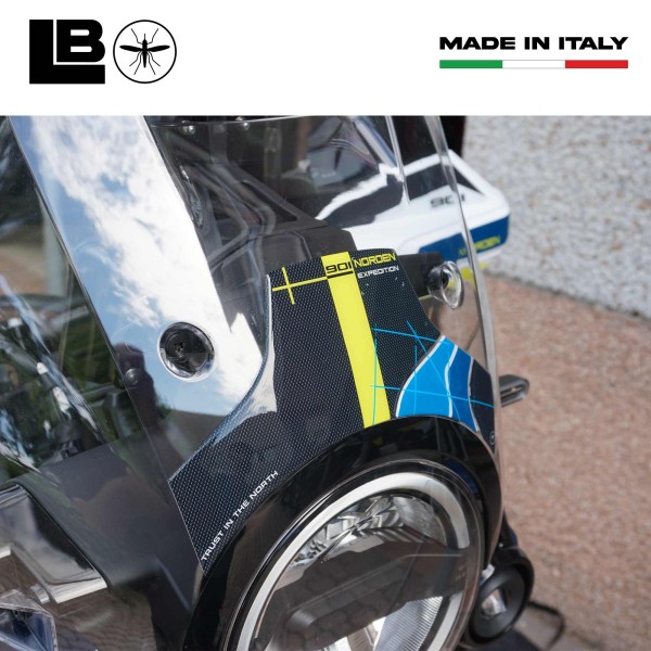 Stickers 3D protecteur de pare-brise moto compatible avec Husqvarna Norden 901 2023-25