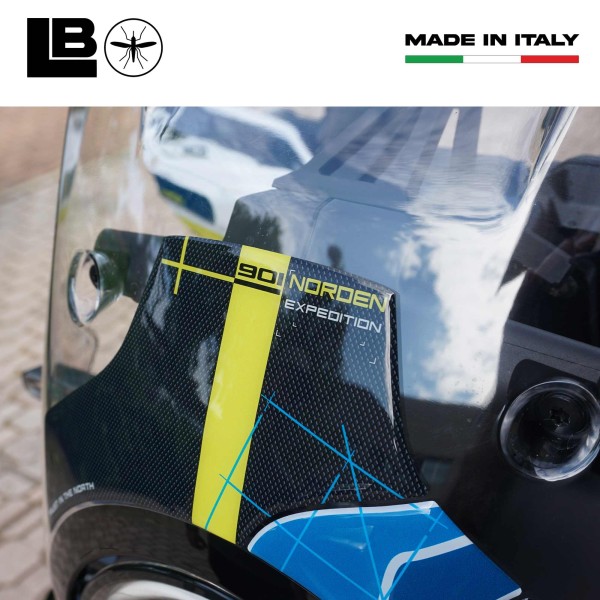 Stickers 3D protecteur de pare-brise moto compatible avec Husqvarna Norden 901 2023-25