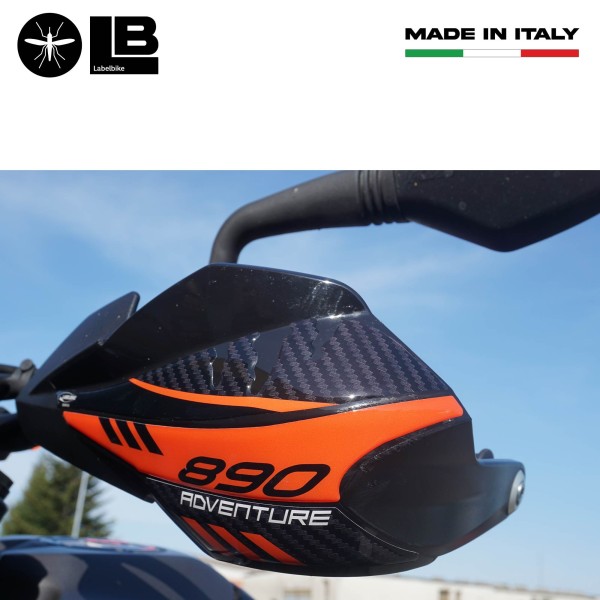 3D pegatinas guardamanos moto compatible con KTM 890 Adventure 2021-2022