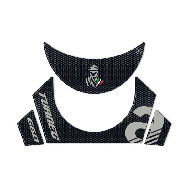 Autocollants 3D Tank Guard compatibles avec Aprilia Tuareg 660 2022-2025