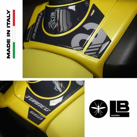 Αυτοκόλλητα 3D Tank Guard συμβατά με Aprilia Tuareg 660 2022-2025