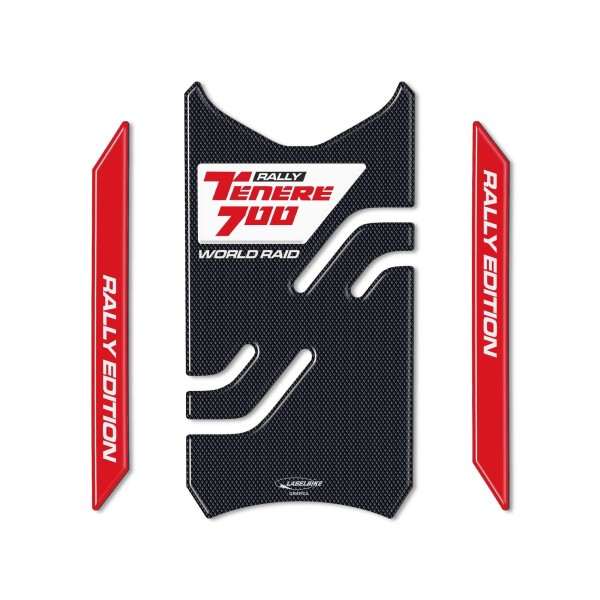 Autocollants 3D de protection de réservoir compatibles avec Yamaha Tenere 700 Rally Edition 2022