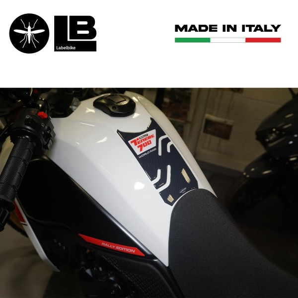 Autocollants 3D de protection de réservoir compatibles avec Yamaha Tenere 700 Rally Edition 2022