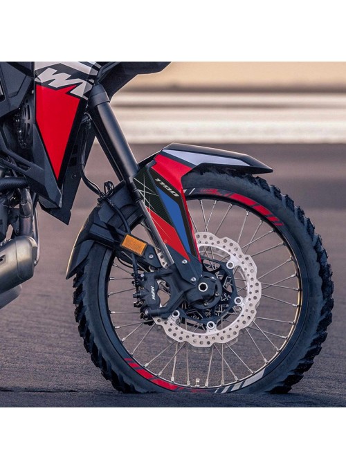 Adesivi 3D Protezione Parasteli compatibili con Honda Africa Twin 1100 2022 