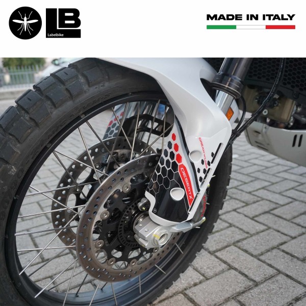 Stickers 3D Motorcycle mudguard protection compatible with Ducati DesertX