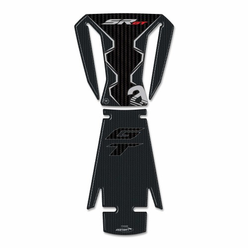 Pegatinas 3D reposapiés y protección de puerta compatibles con Aprilia SR GT 125 y 200 2