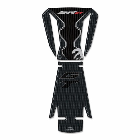 3D-Aufkleber Fußstütze und Türschutz kompatibel mit Aprilia SR GT 125 und 200